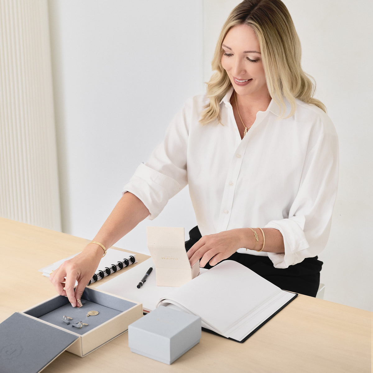 Amber Bendaoud, founder of Pacem Fine Jewelry